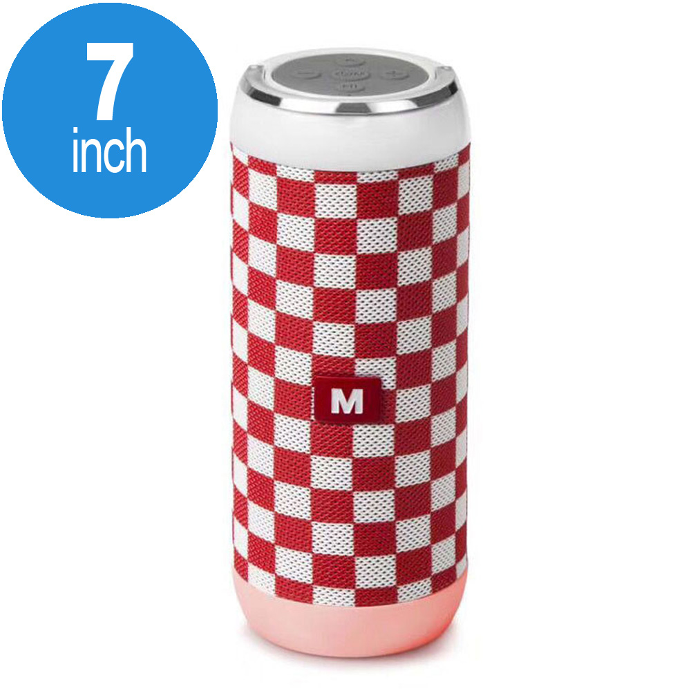 Loud Sound Portable Bluetooth Speaker with Handle M118 (Red White)